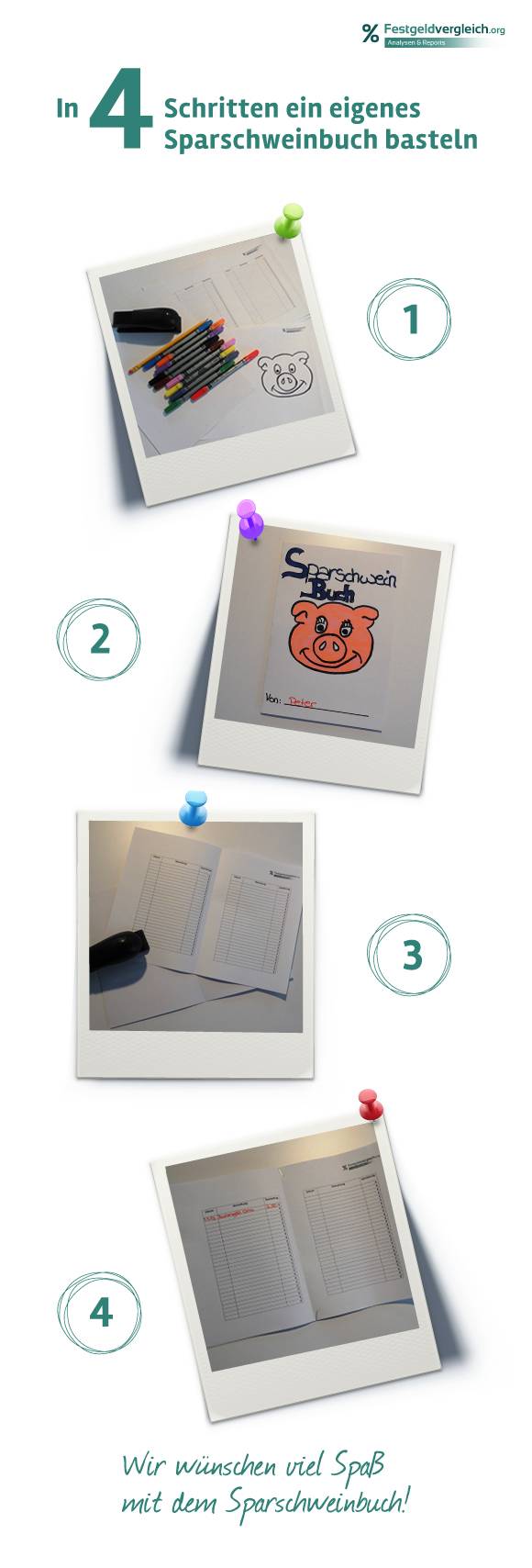 Kindersparbuch basteln Kindersparbuch basteln